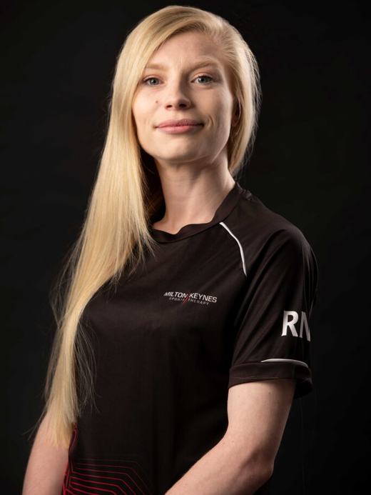 Portrait of Rebecca Nicolle at Milton Keynes Sports Therapy.